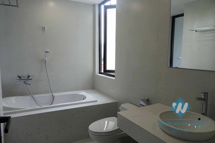 For rent in Ba Dinh, two bedrooms apartment .